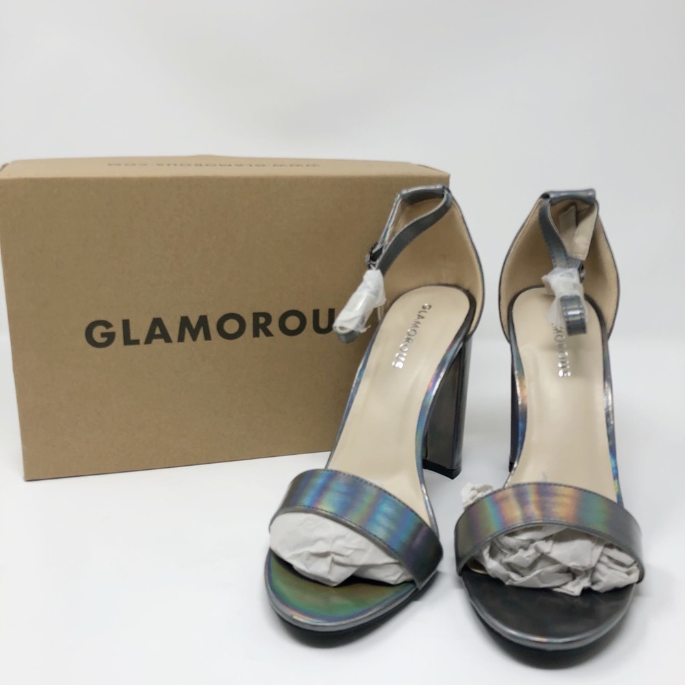 Nasty Gal | Glamorous Standby Rainbow Heel - Picture 8 of 8